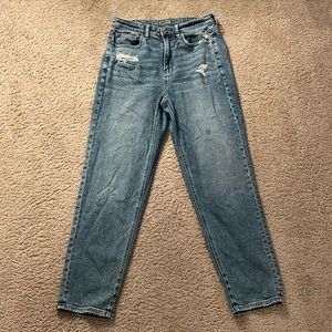 American eagle straight mom jeans